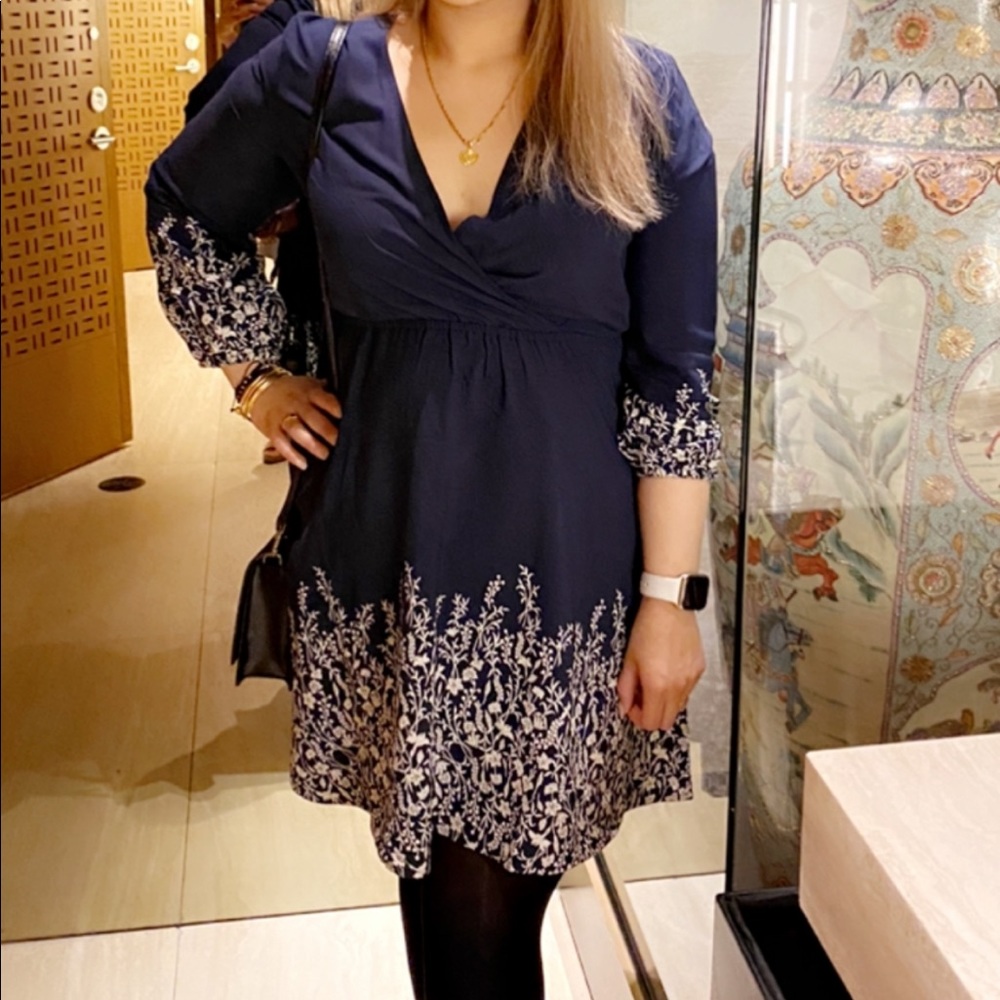 Blue dress